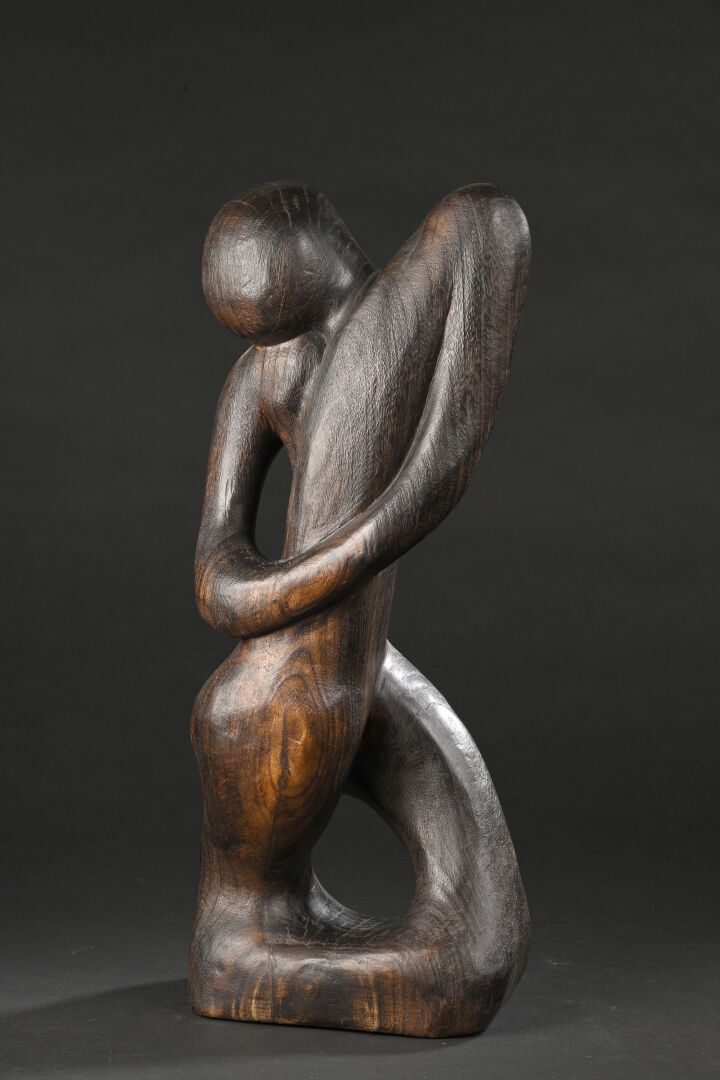 Null ANONYME
Tendresse
Sculpture en bois naturel représentant un couple enlacé
H&hellip;
