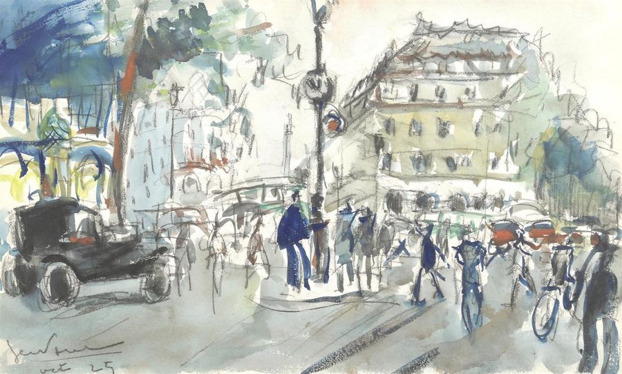 Null Gen Paul (1925)
Place de l'Opéra avec l'enfilade de la rue de la Paix, au l&hellip;