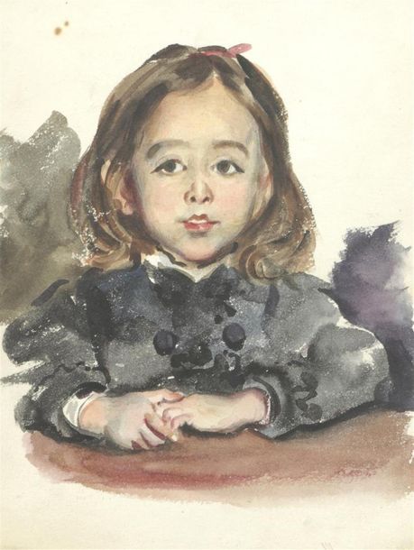 Null Alfred DEHODENCQ ( 1822-1882)
Portrait de jeune garcon, Edm
Aquarelle
16 x &hellip;