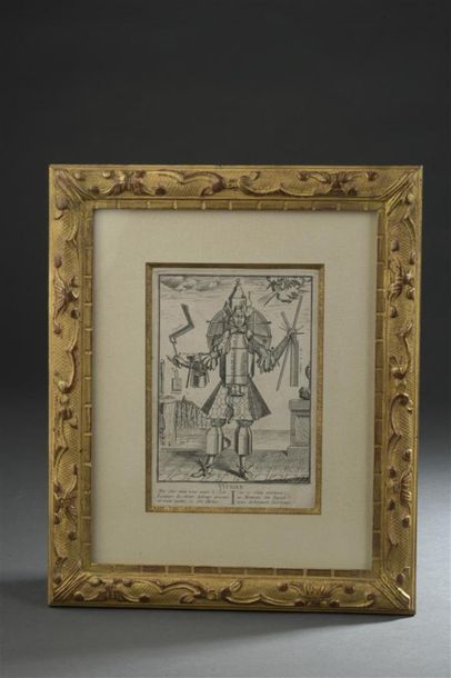 Null D'après Nicolas de L'Armessin XVIIe siècle
Le vitrier
Gravure encadrée.
16 &hellip;