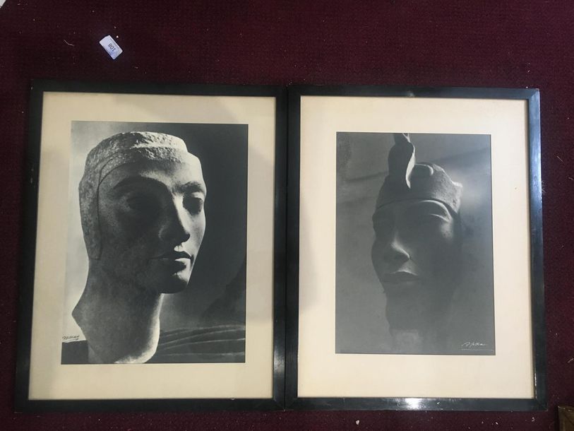 Null APKAR
Deux photographie en noir et blanc representant Nefertiti et Akhenato&hellip;