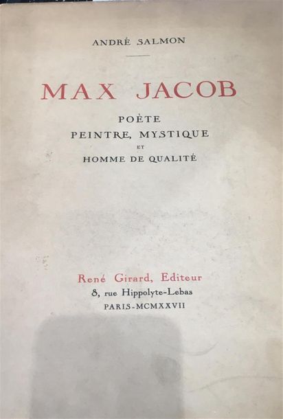 Null André Salomon. Max Jacob, poète, peintre mystique
et homme de qualité, René&hellip;