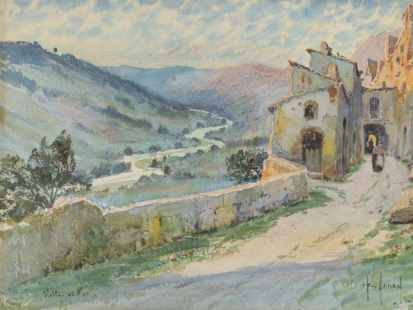 Null Emile APPAY (1876-1935)
Vallée du Var
aquarelle signée en bas à droiteet si&hellip;