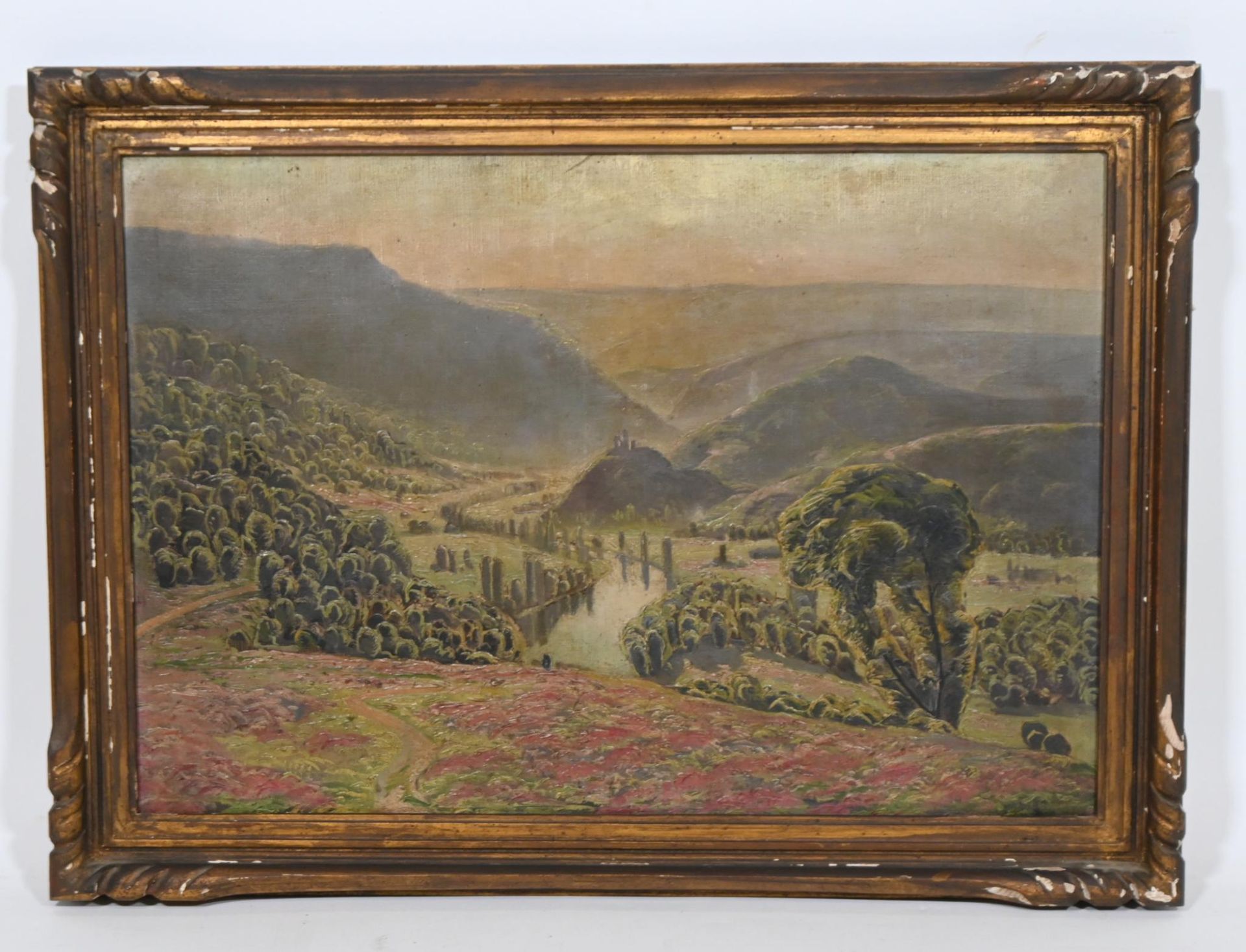 Null William Didier-Pouget (1864-1959) attribué à, hst figurant un paysage de ca&hellip;