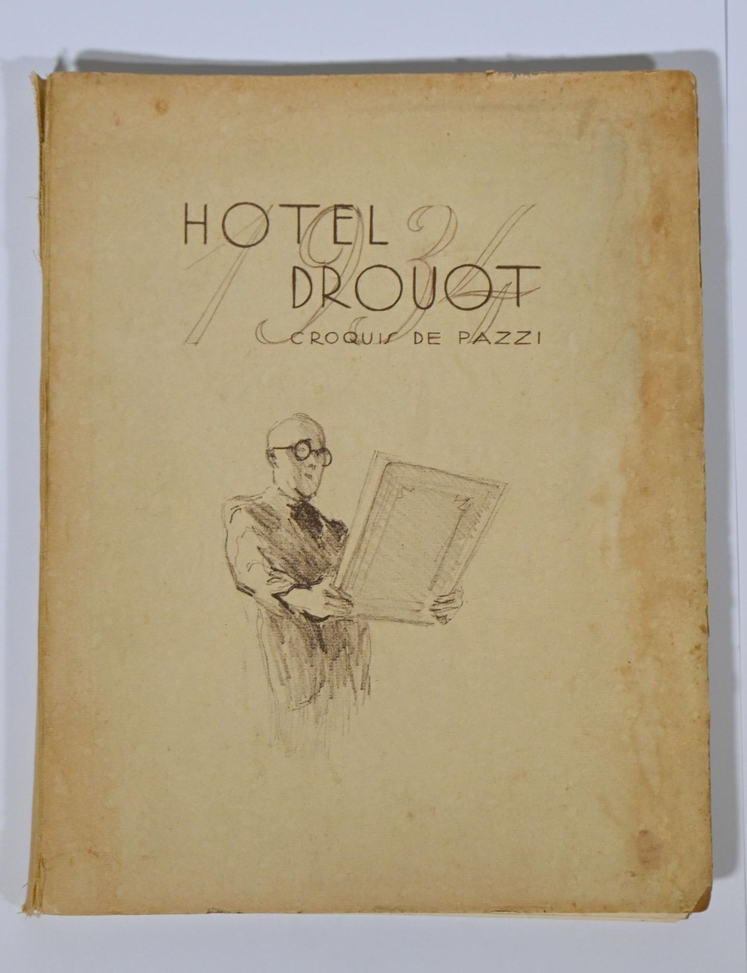 Null Antoine PROTOPAZZI dit PAZZI (1897-1934), recueil (x41) croquis au crayon s&hellip;