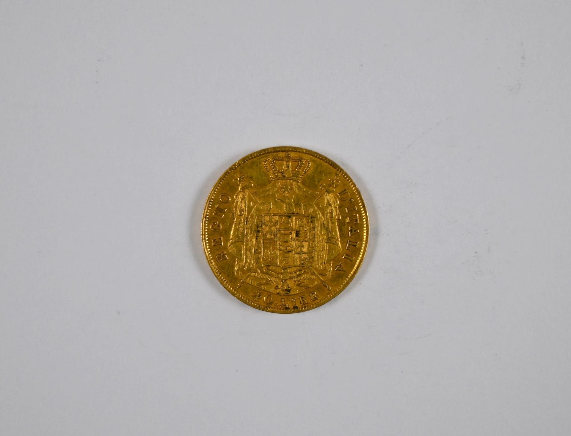 Null (x1) 40 意大利里拉金币，拿破仑一世，意大利国王，1812 年 - 除增值税外，费用降至 13.5%