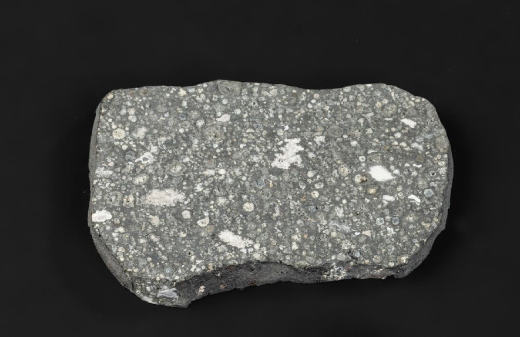 Null Rebanada del meteorito de Allende caído en México en 1969, famoso y muy est&hellip;
