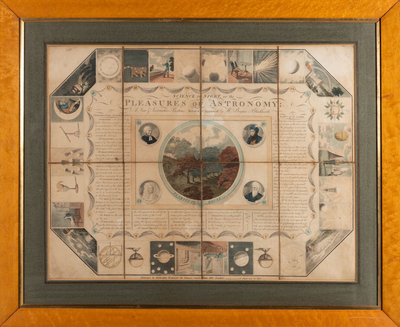 Null 运动中的科学或天文学的乐趣

罕见的棋盘游戏，由John Wallis在1805年创造，并得到Blackheath的Bryan夫人的认可，由8张装订好&hellip;