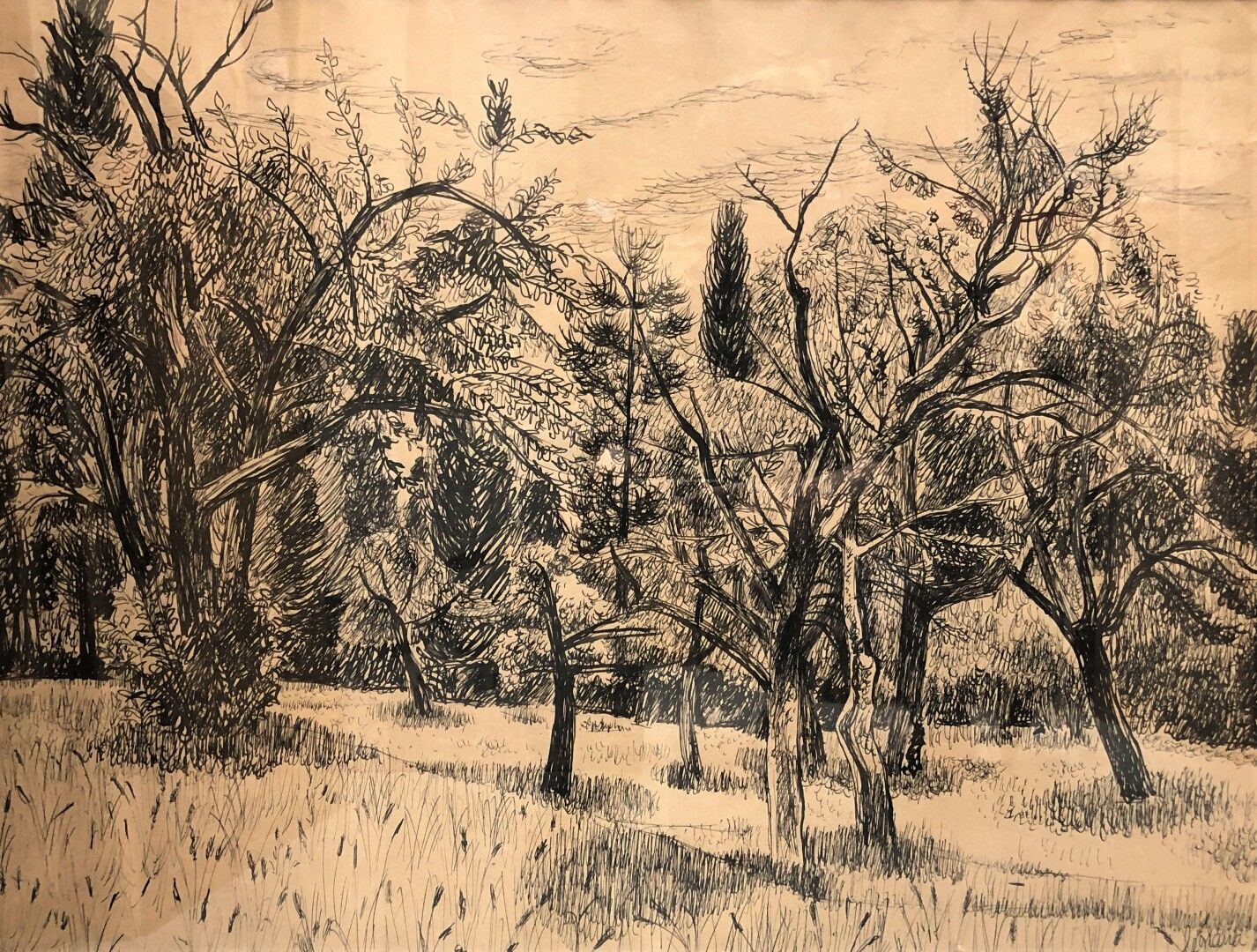 Null LEGRAND

矮树丛

两幅水墨画，右下方有签名

60 x 46和46 x 62厘米