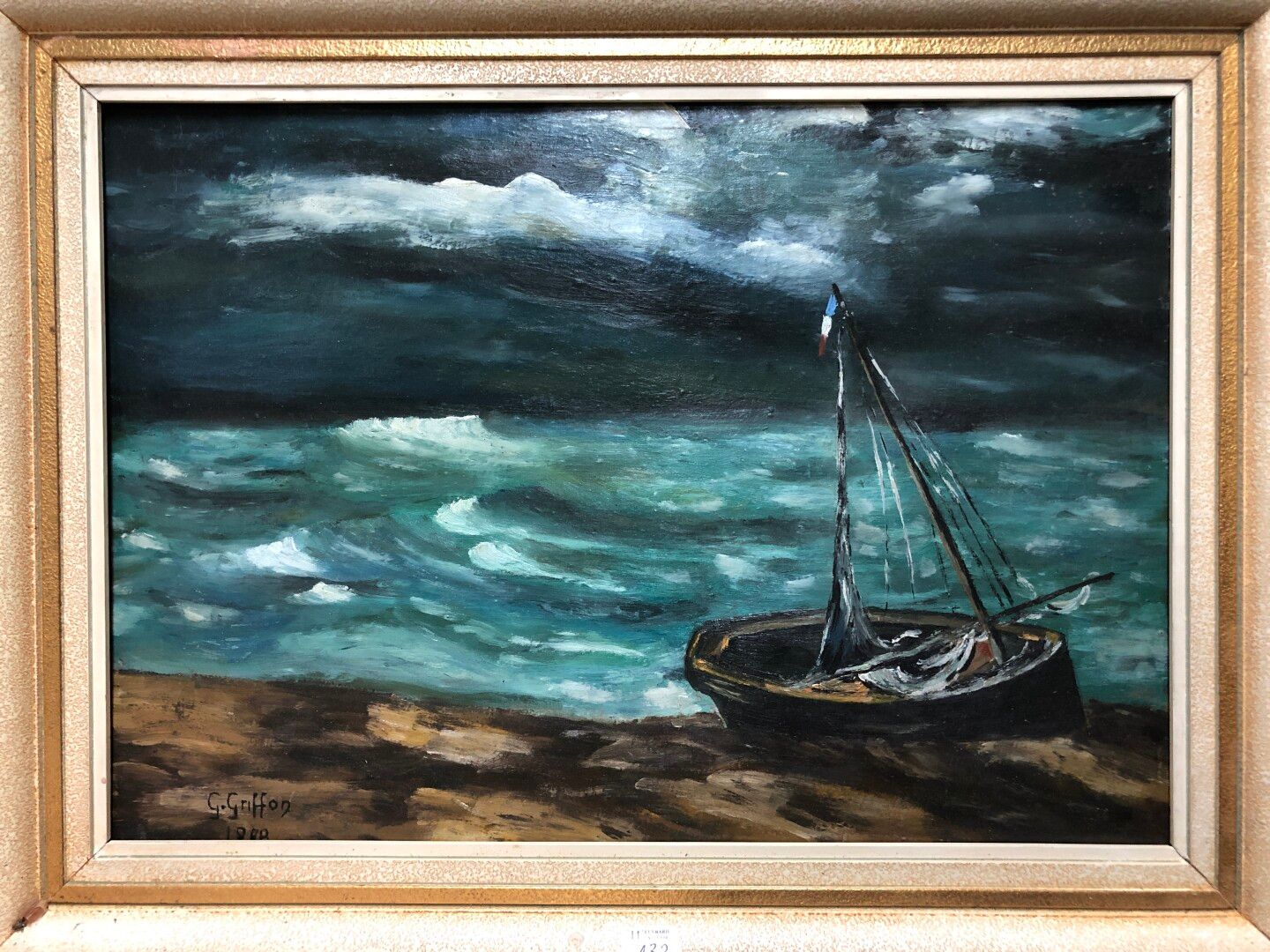 Null G. GRIFFON (20th century)

Boat on the beach

Oil on cardboard signed and d&hellip;