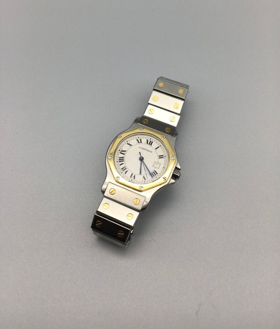 Null CARTIER



Ladies' wristwatch, Panther model, in 18K 750 gold and steel. Cu&hellip;