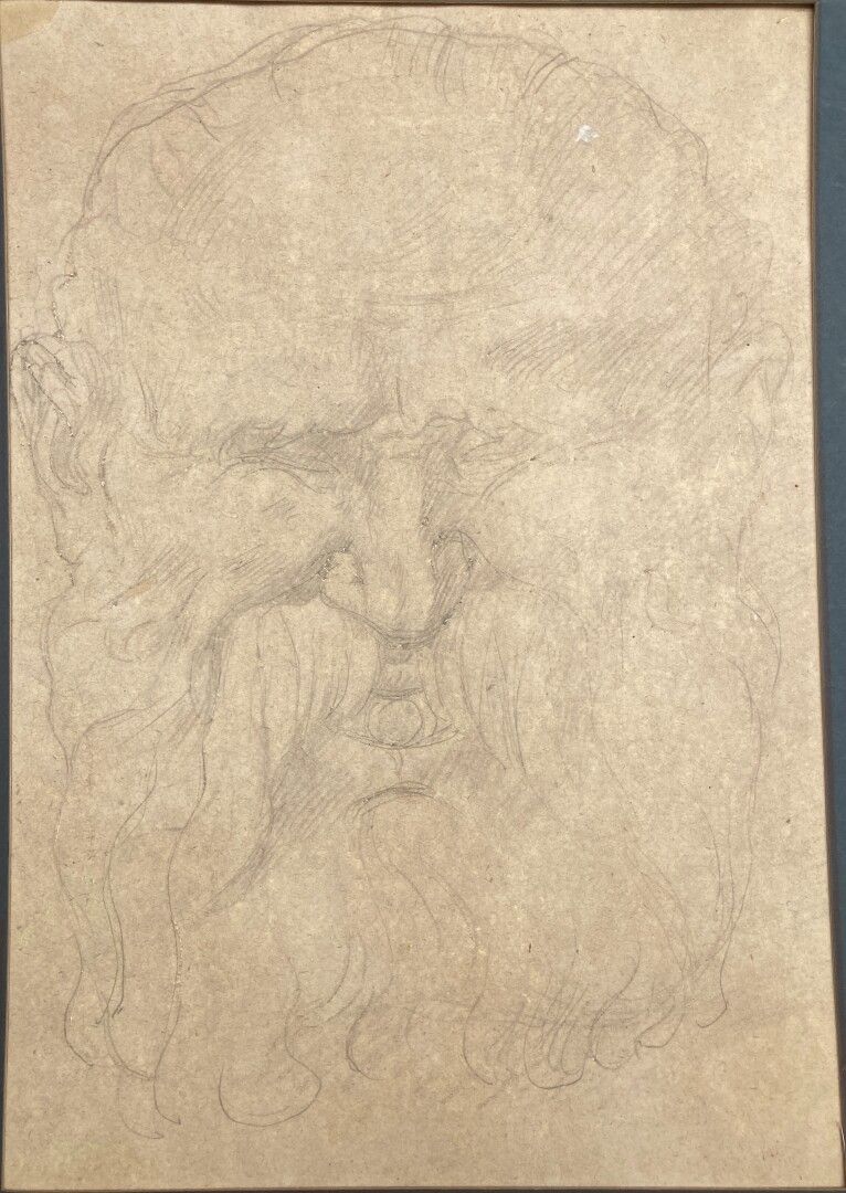 Null Französische Schule um 1900

Porträt von Leonardo da Vinci

Schwarzer Bleis&hellip;