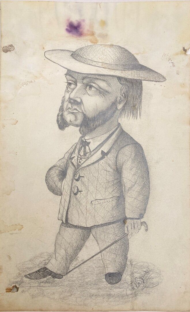 Null Ecole FRANCAISE vers 1900

Portrait humoristique présumé de Toulouse Lautre&hellip;