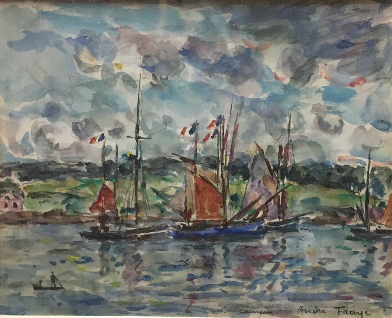Null 安德烈-弗莱(1887-1963)

康卡诺-拉罗谢尔-尼斯

签名的水彩画作品

23 x 29 cm