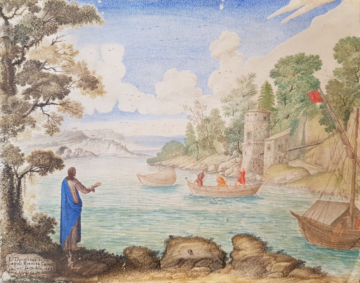 Null DOROTEO DI NEAPOLI, 1643 

La pesca miracolosa

Carta incollata su rame

17&hellip;