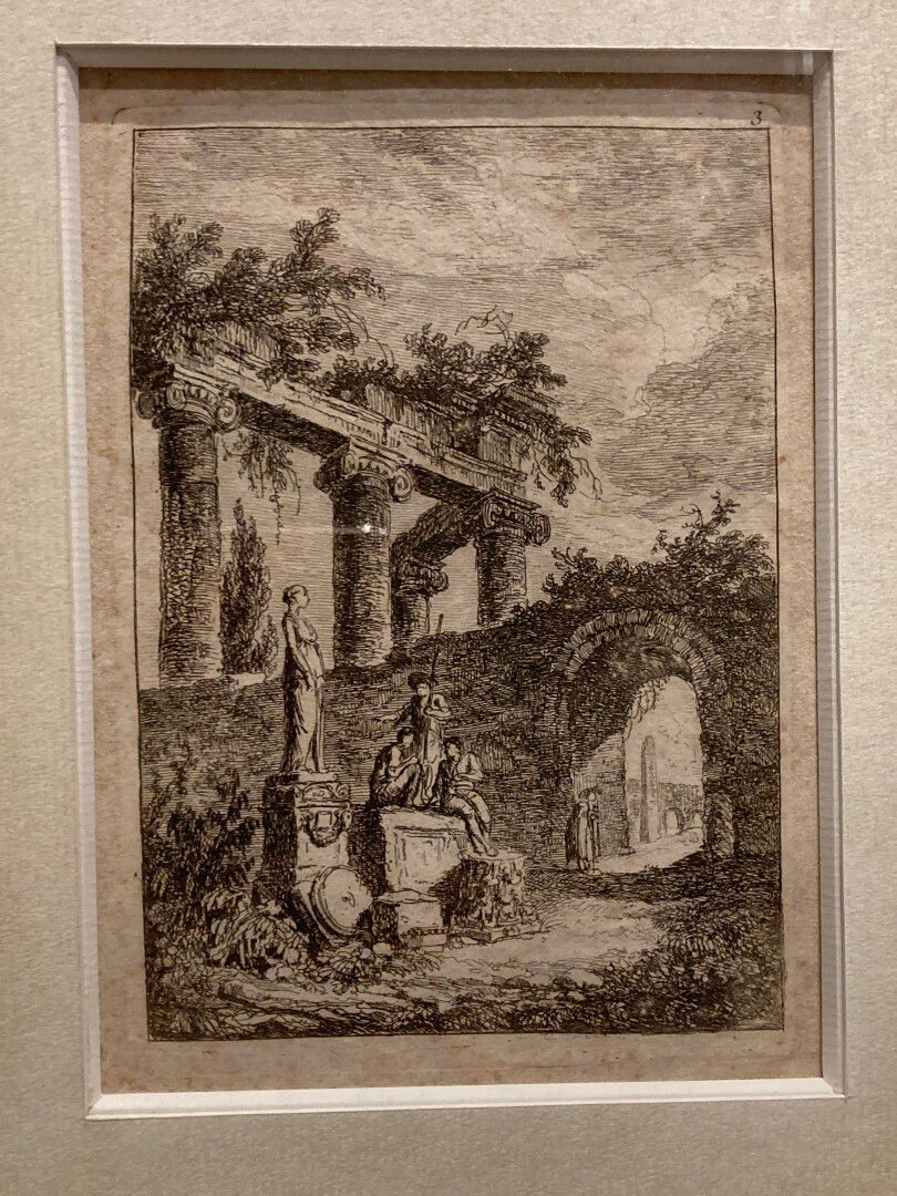 Null Hubert ROBERT (1733-1808), dopo

Il tempio antico

La statua davanti alle r&hellip;