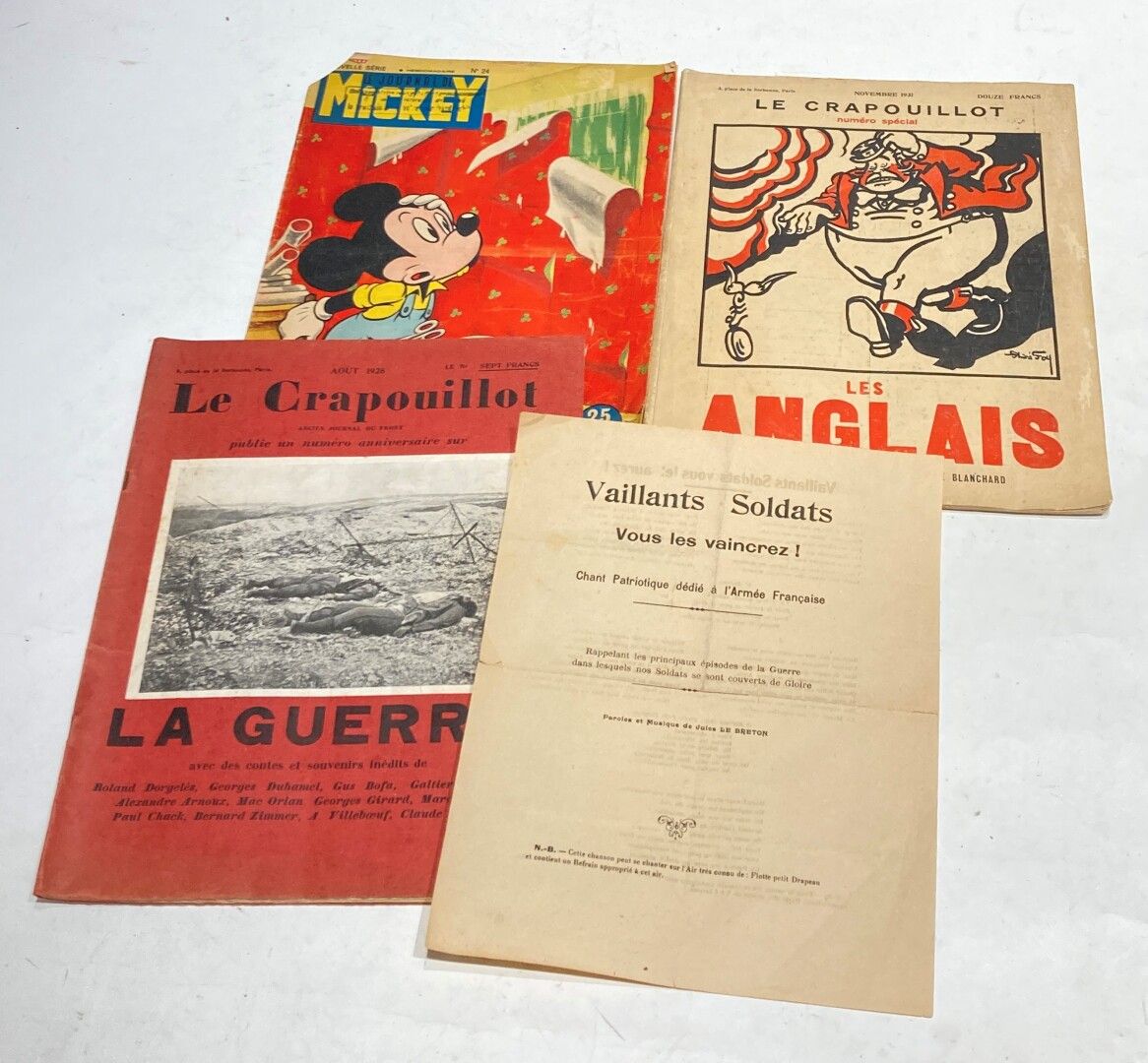 Null Ensemble de bandes dessinées, albums militaires, le Crapouillaud, recueils &hellip;