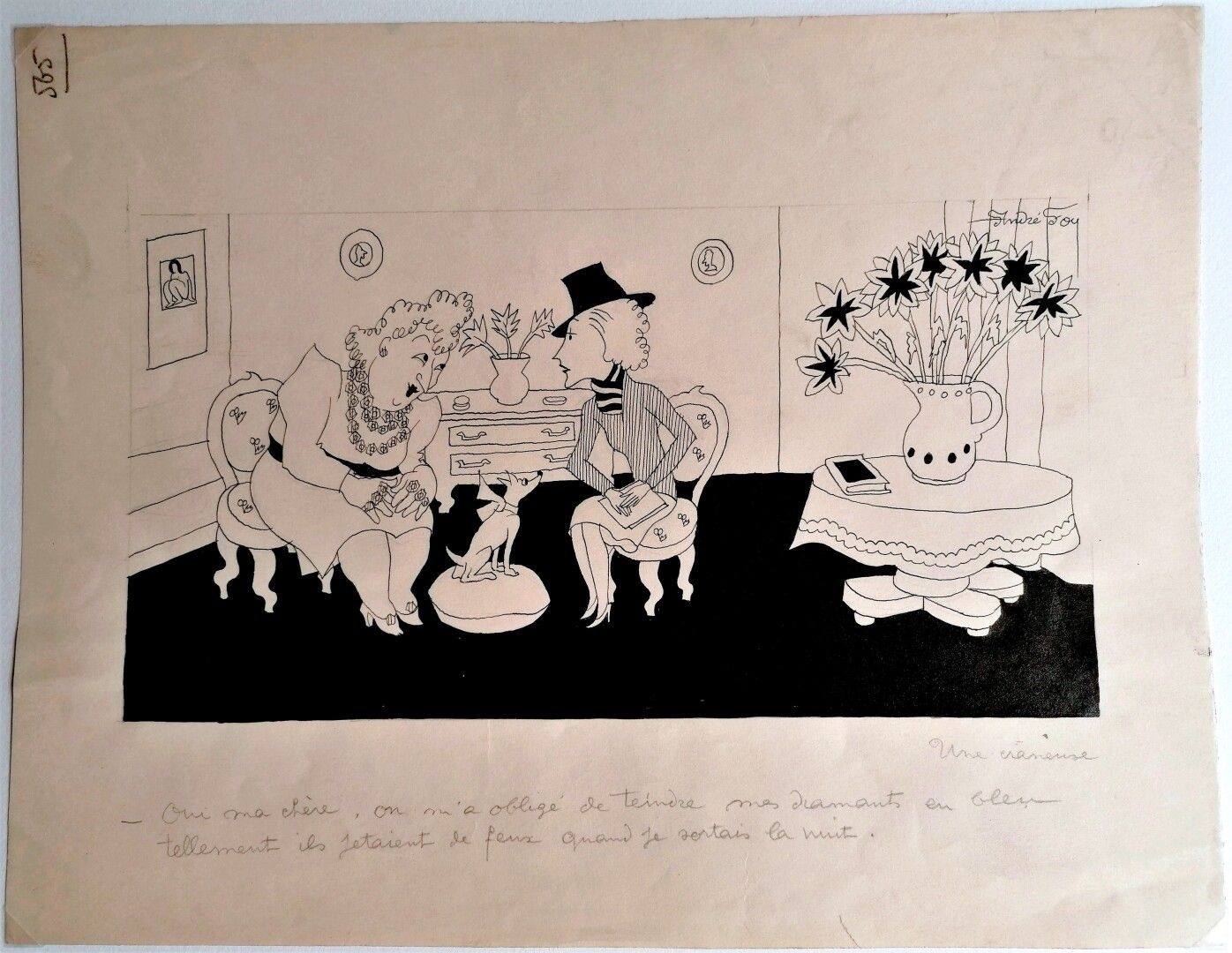 Null André Lucien Léon FOY (1886-1953)

A CRANEUSE

Tinta china firmada en la es&hellip;