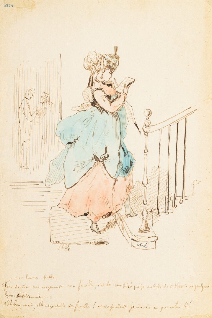 Null Alfred GRÉVIN (1827-1892)

PARISIANA

Braune Tinte und Aquarell signiert un&hellip;