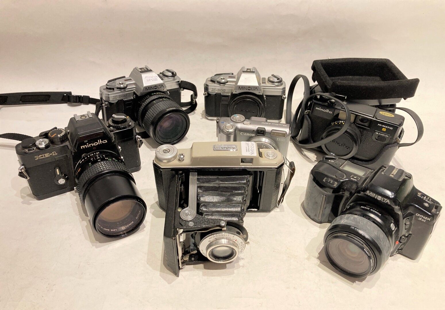 Null Eine Reihe von Kameras