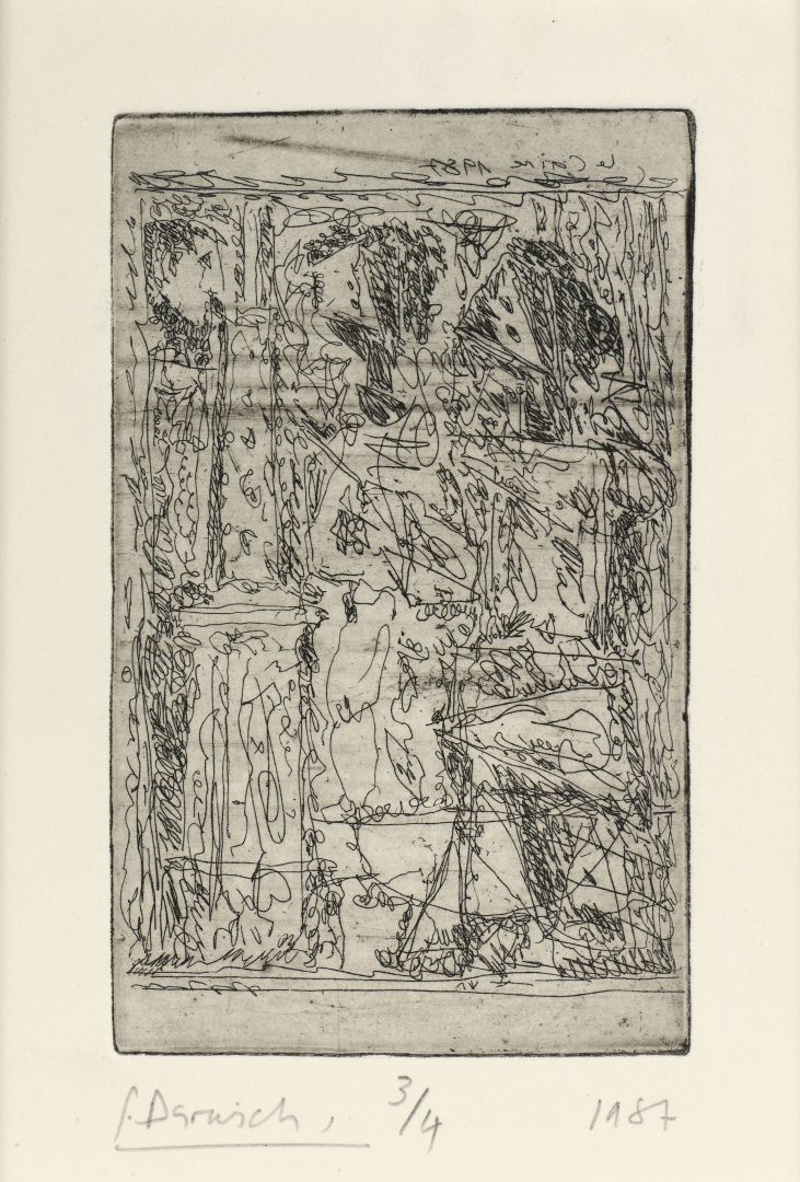 Null 赛义德-达尔维什（1949），后

室内场景

连署印刷品，编号为3/4，日期为1987年

20 x 14 cm (有皱纹)