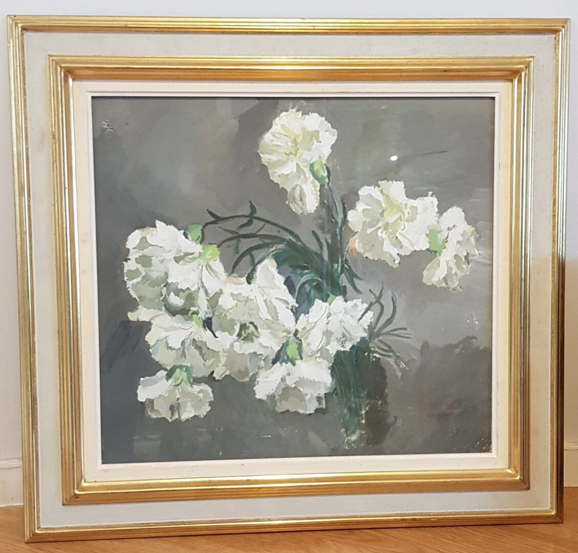 Null Modern School

Throwing of white carnations

Gouache on paper framed

40 x &hellip;