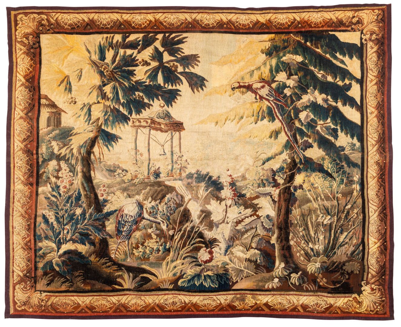 Null AUBUSSON, 18th century

Tapestry after a cardboard of Pillement, in silk an&hellip;