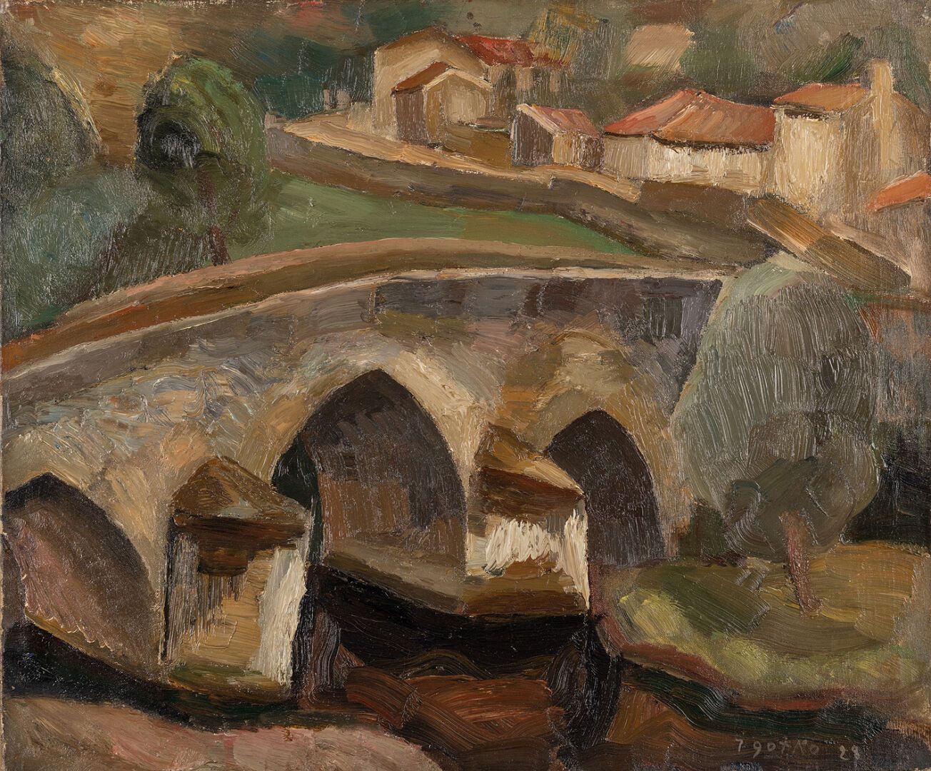 Null Jacques GOTKO (1899-1944)

Le Pont, 1928

Huile sur toile.

Signée et datée&hellip;