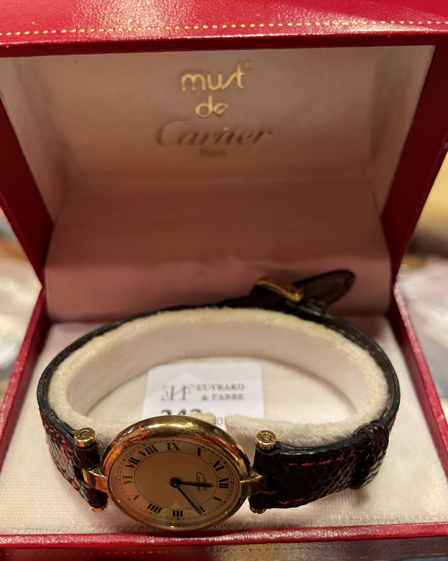 Null CARTIER

Gold-plated Must lady's watch