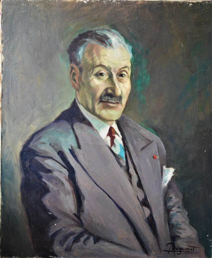 Null Jean DUGRENOT (1894-1969)

Portrait du colonel Ballet, 1948

Huile sur toil&hellip;