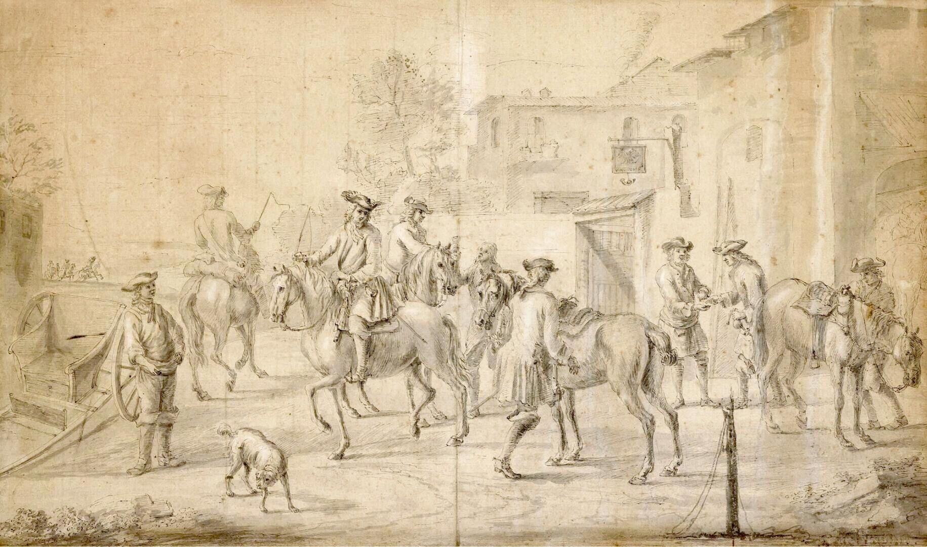 Null ESCUELA ORIENTAL del siglo XVIII

Parada en la posada

Pluma y tinta gris, &hellip;