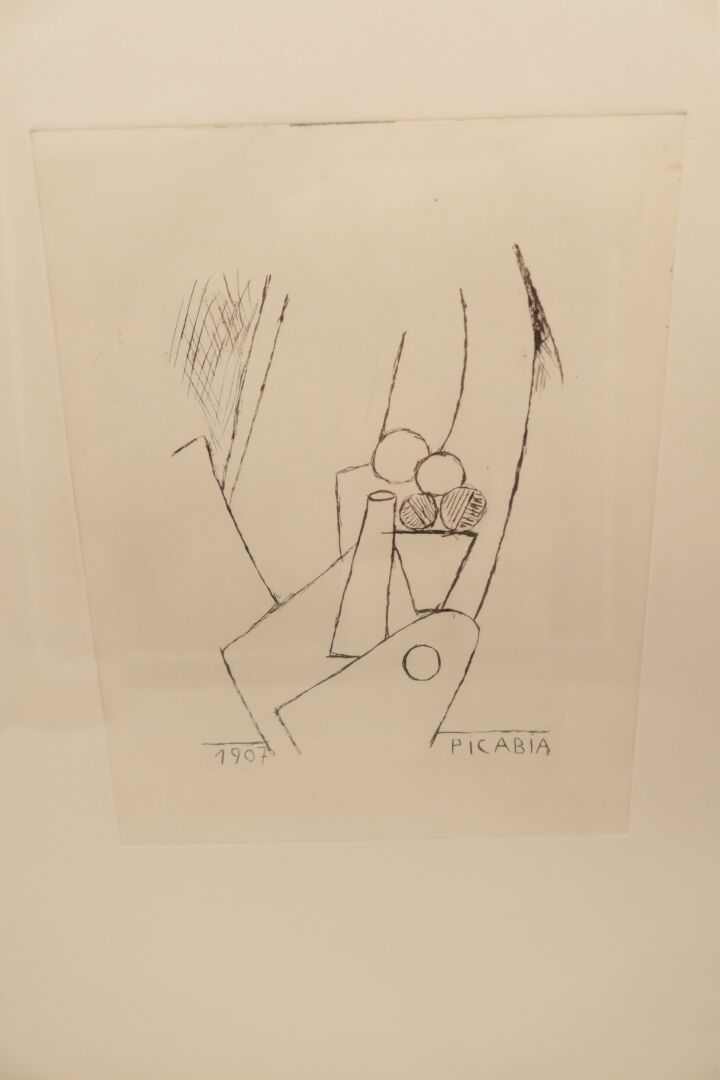 Null Francis PICABIA (1879-1953)

Machine cubiste. 1907.

Eau-forte.

185 x 237 &hellip;