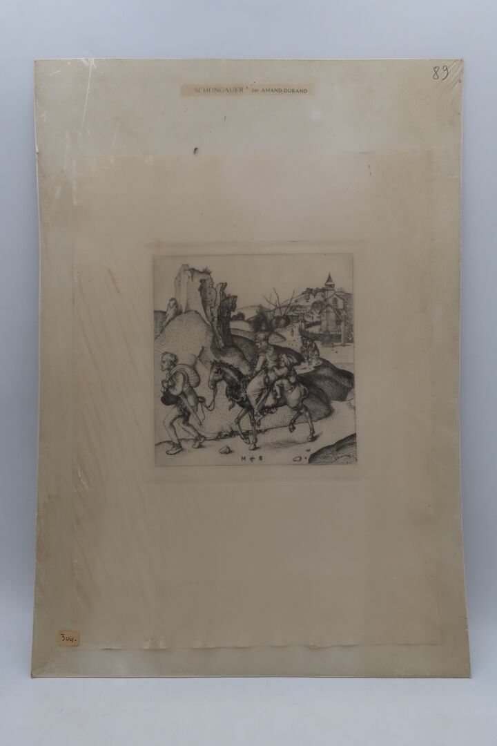 Null Martin SCHONGAUER (1430/50-1491),之后

驶向市场的鲍尔人

铜版画的复制品

28 x 38 cm