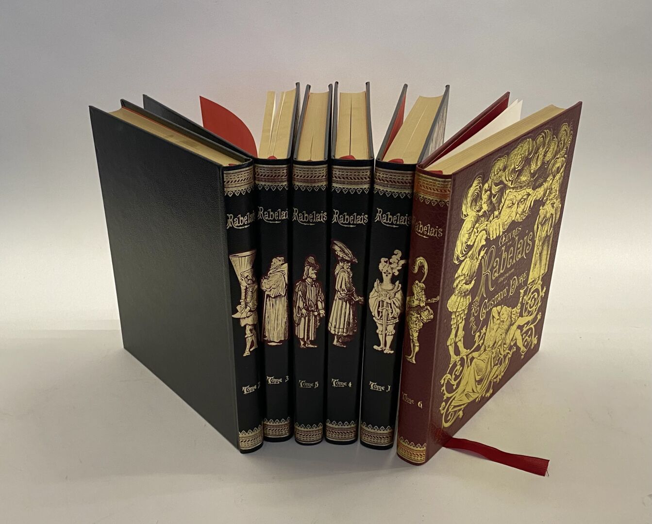 Null Oeuvres de Rabelais, illustrations by Gustave Doré, Edition Michel de l'Orm&hellip;
