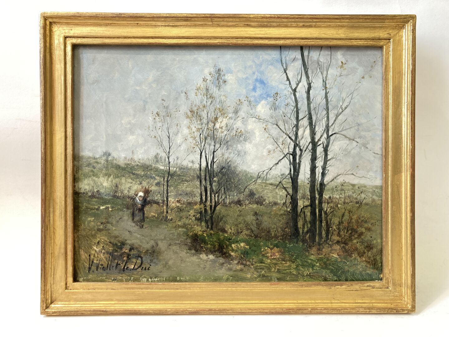 Null V.VIOLLET LE DUC (1848-1901) attr.
乡下的农妇
布面油画，左下角有签名
27 x 35厘米