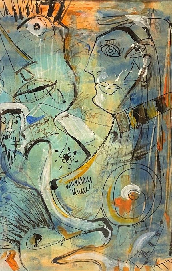 Null KEHATY ?
Composition with figures
Mixed media on paper, signed
58,5 x 38,5 &hellip;