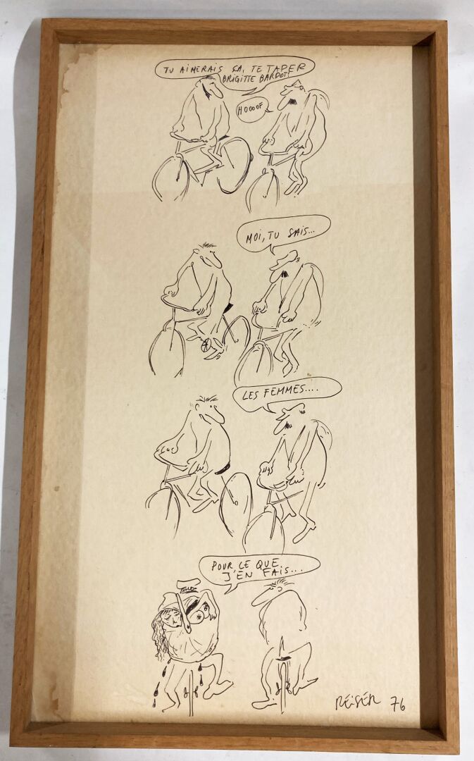 Null Jean-Marc REISER (1941-1983)
Les femmes
Feutre sur papier
57 x 32,5 cm (tra&hellip;