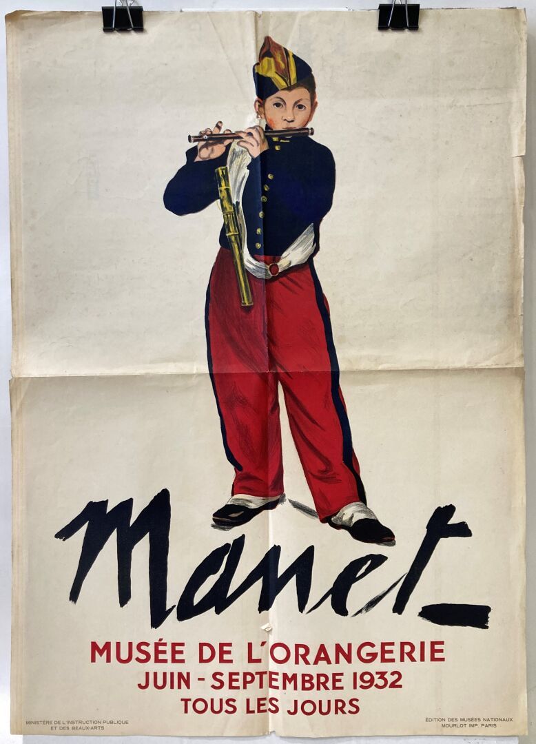 Null Affiche d'exposition "Manet" au Musée de l'Orangerie, Juin-Septembre 1932
7&hellip;
