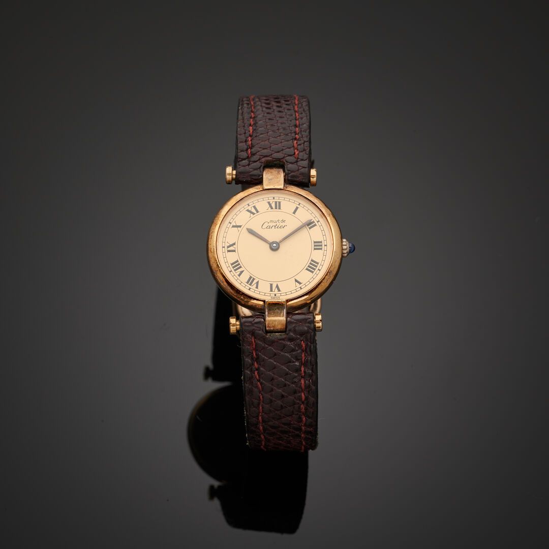 Null CARTIER
Reloj de pulsera para señora en vermeil (plata de 1ª ley 925‰, dora&hellip;