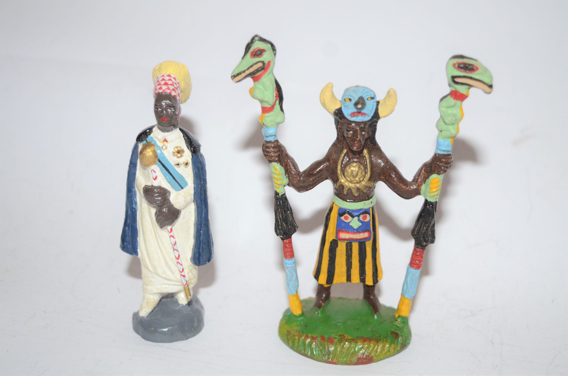Null DURSO：比利时刚果：一个部落酋长和一个巫师。全新的状态。