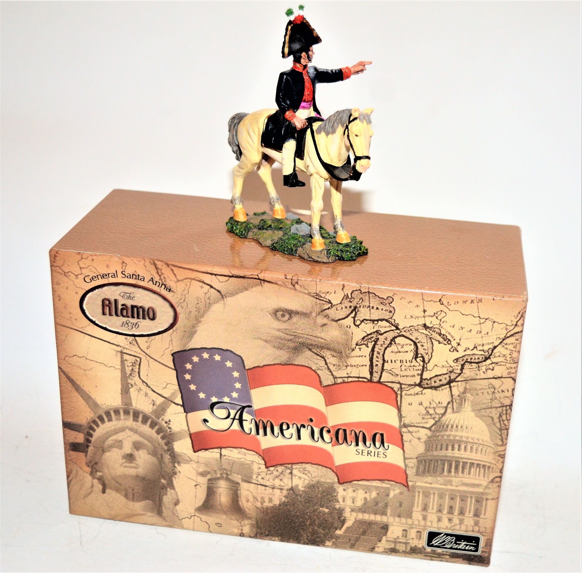 Null Moderne BRITAINS: US-General Santa Anna zu Pferd, neu in Originalverpackung&hellip;