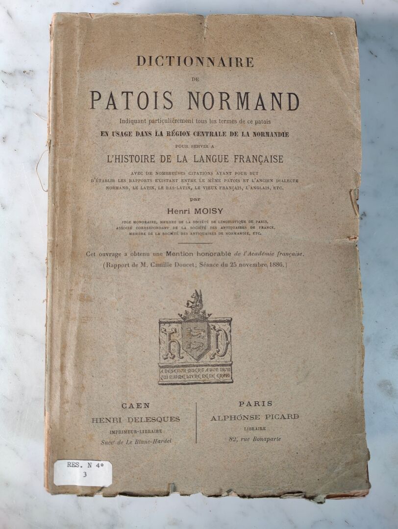 Null H. MOISY
Dictionnaire de patois normand indiquant particulièrement tous les&hellip;