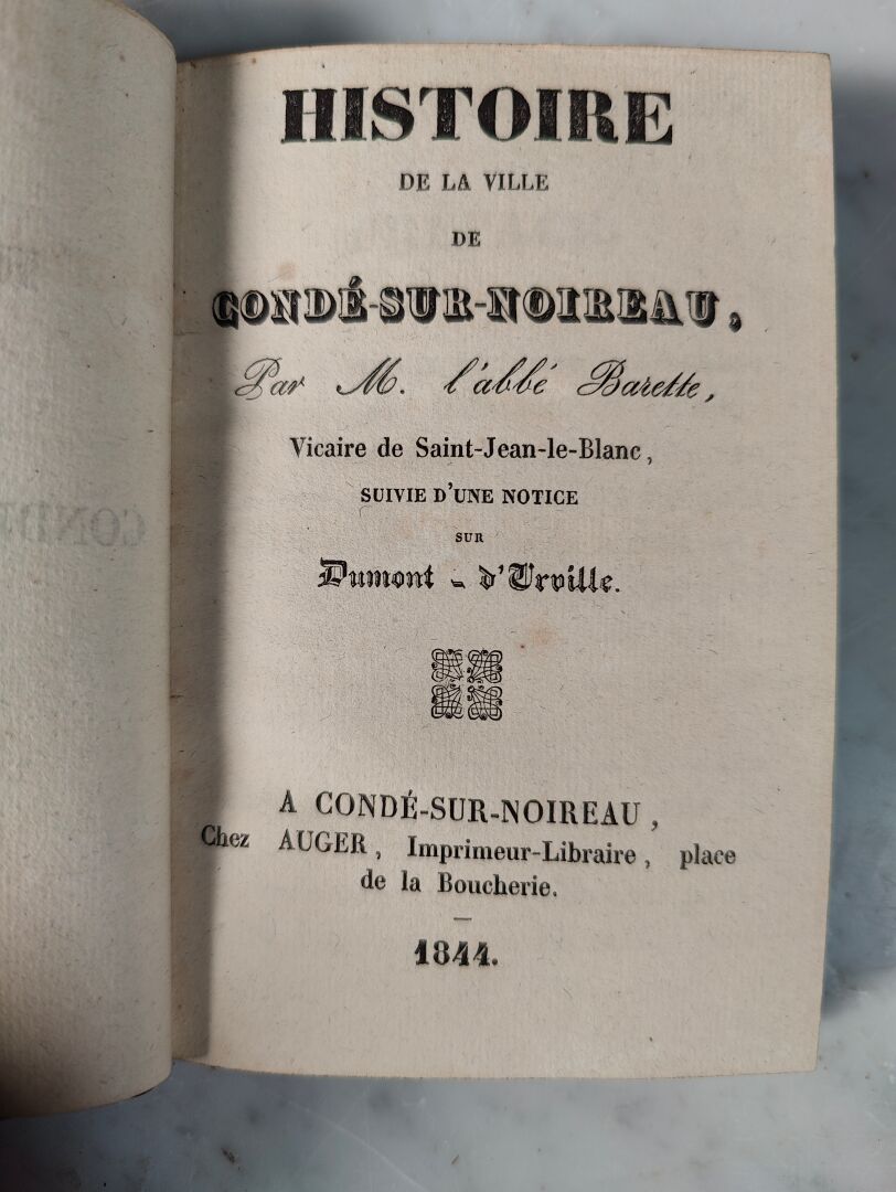Null Abbé BARETTE
Histoire de Condé-sur-Noireau (…) suivie d'une notice sur Dumo&hellip;