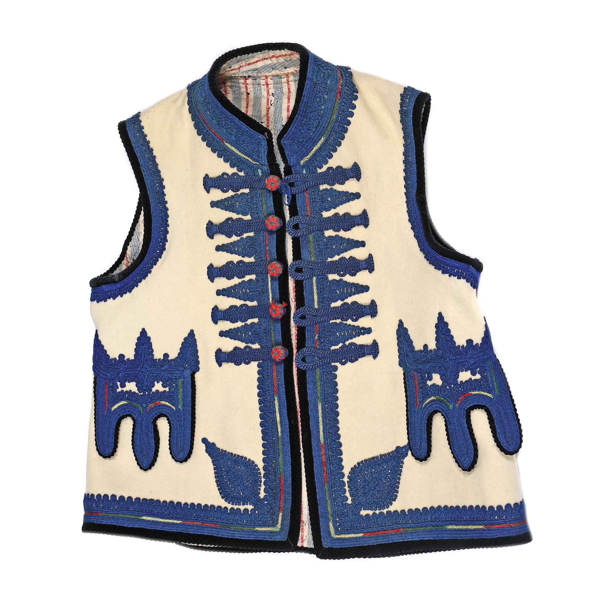 Vest from Banat, made of wool, ca. 1910 羊毛