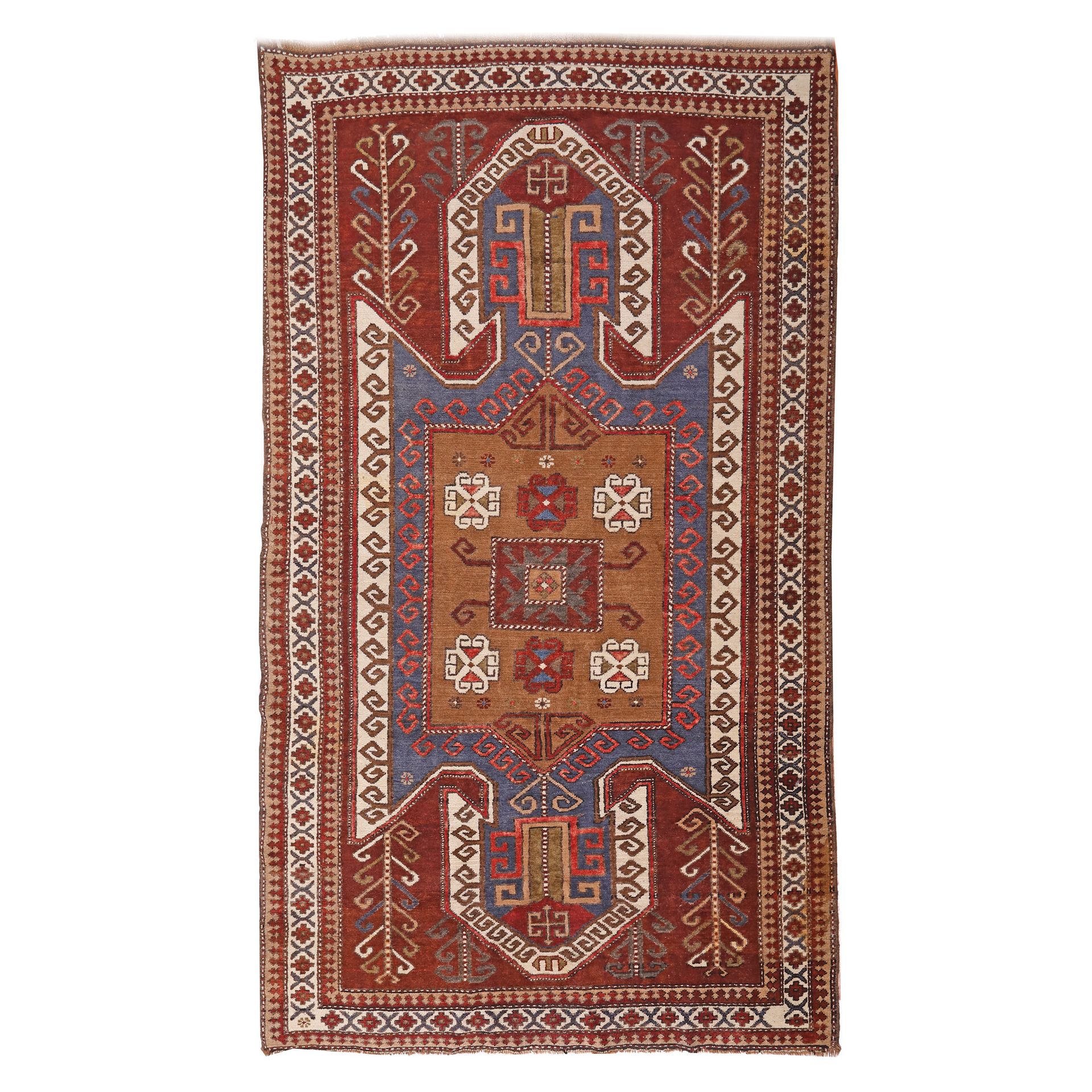 Kars Kazak wool carpet, decorated with Caucasian Sewan type drawing, Est of Turk&hellip;