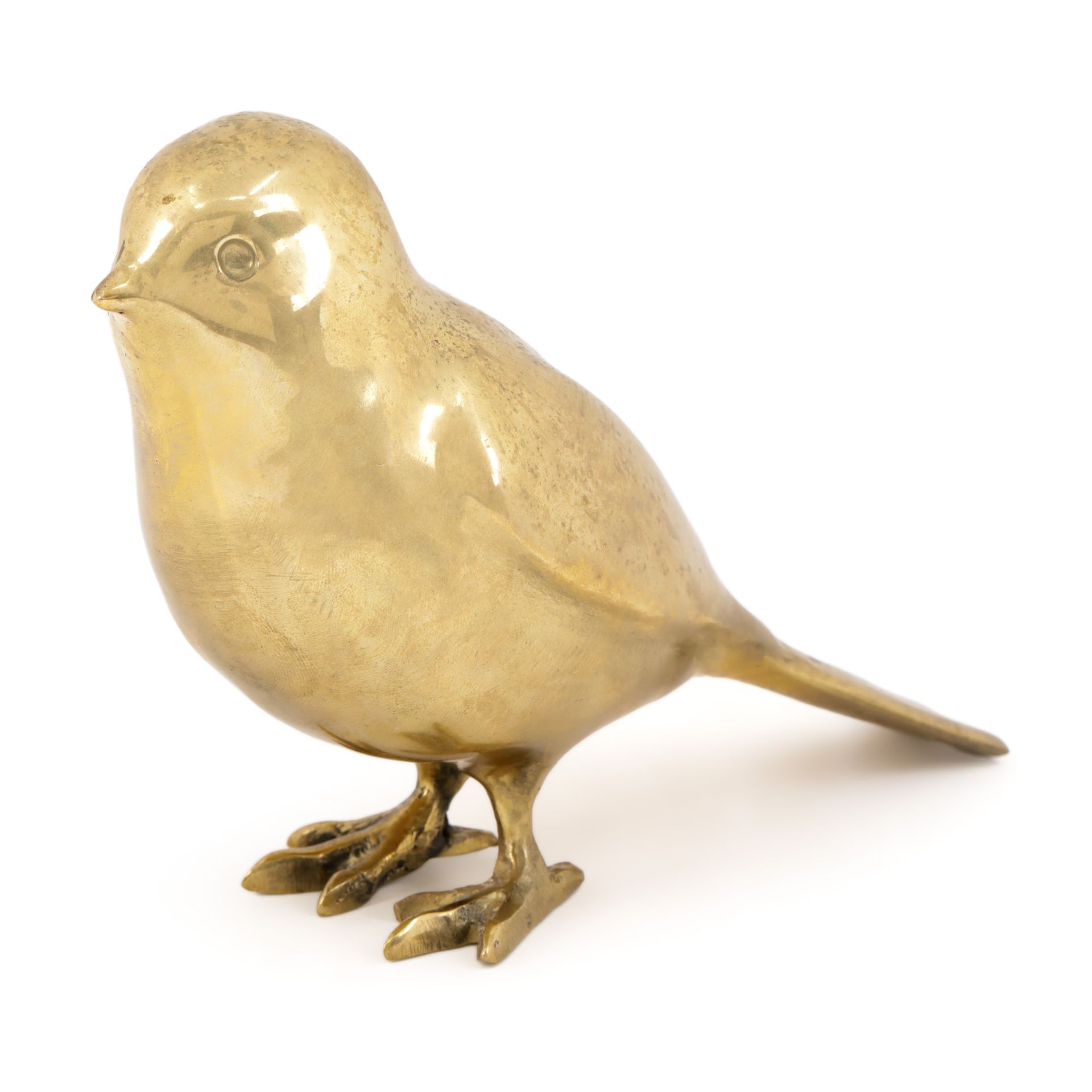 Florin Petrachi, Swallow bronze doré, 13 x 6 x 15, signé, daté et numéroté sous &hellip;