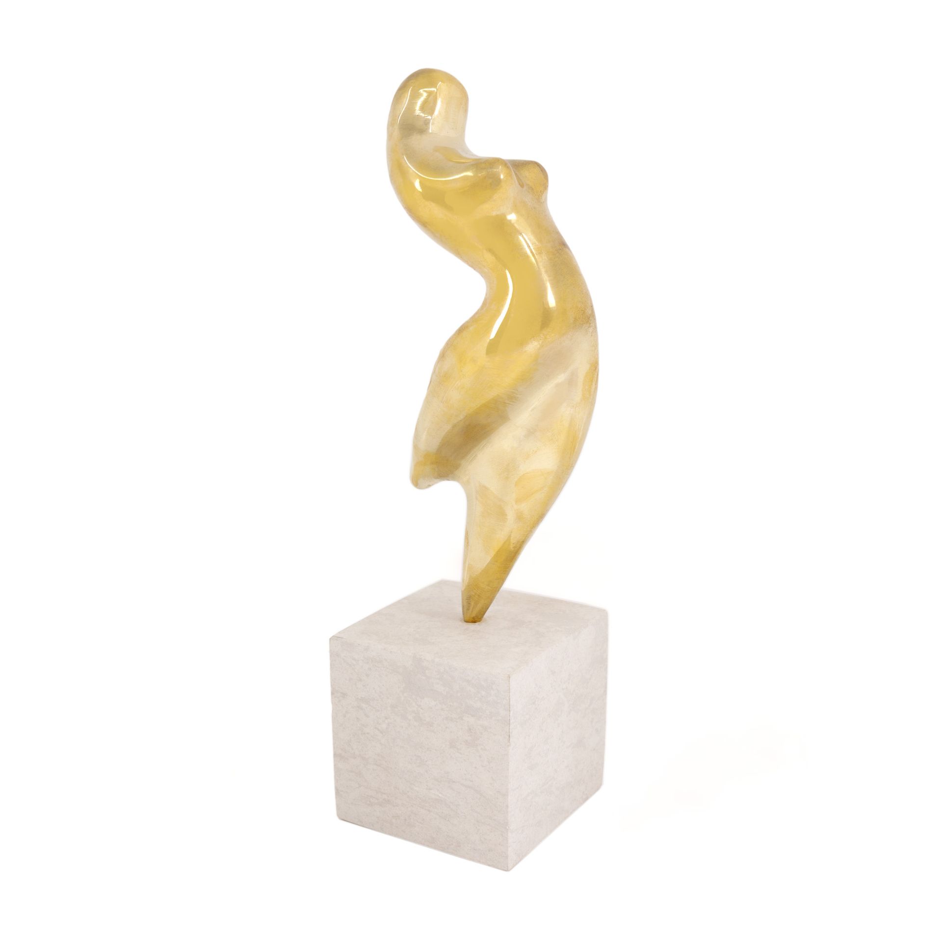 Marcel Guguianu, Muse bronze, 29 x 8 x 8,