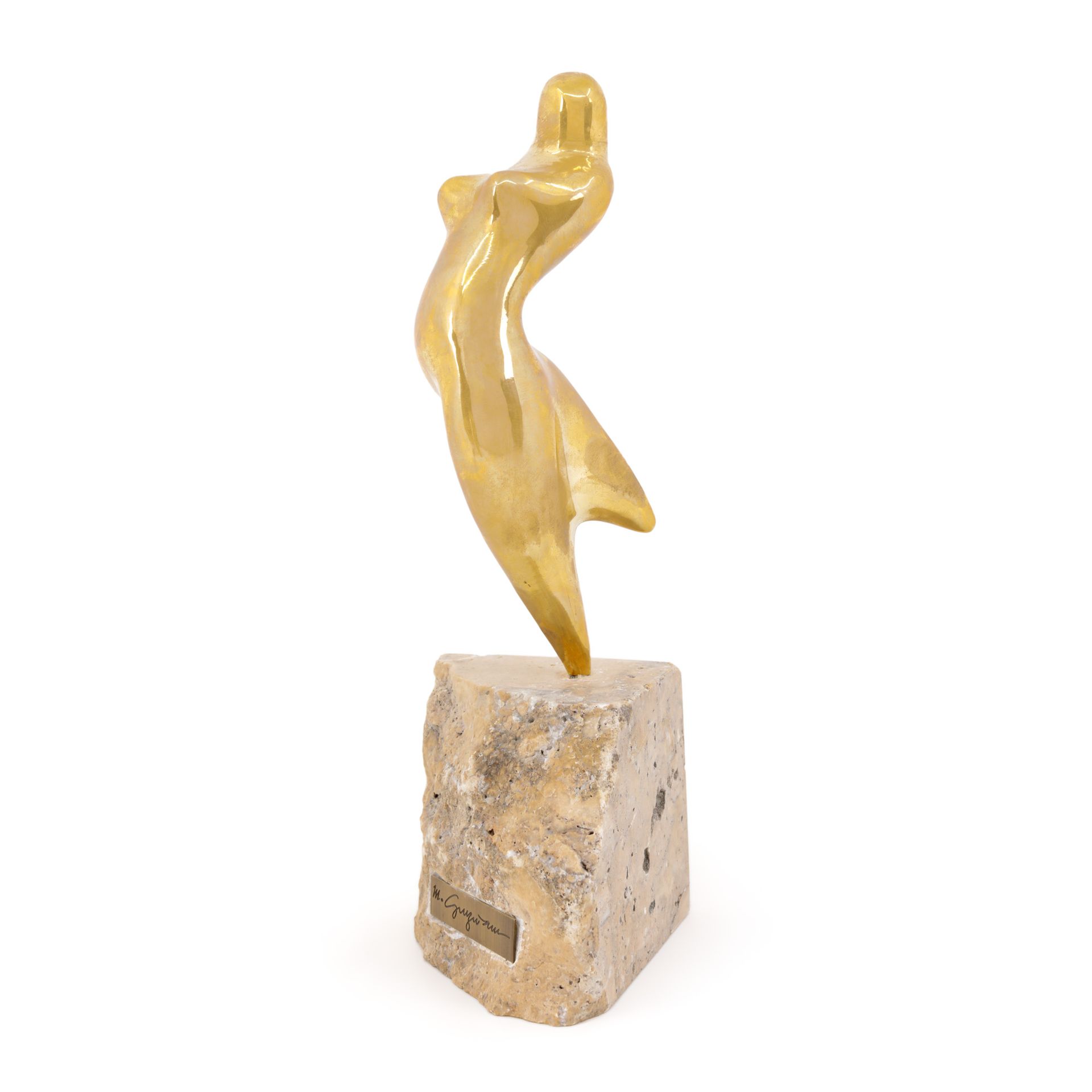 Marcel Guguianu, In the Dance bronze, 21 x 5 x 8 cm,