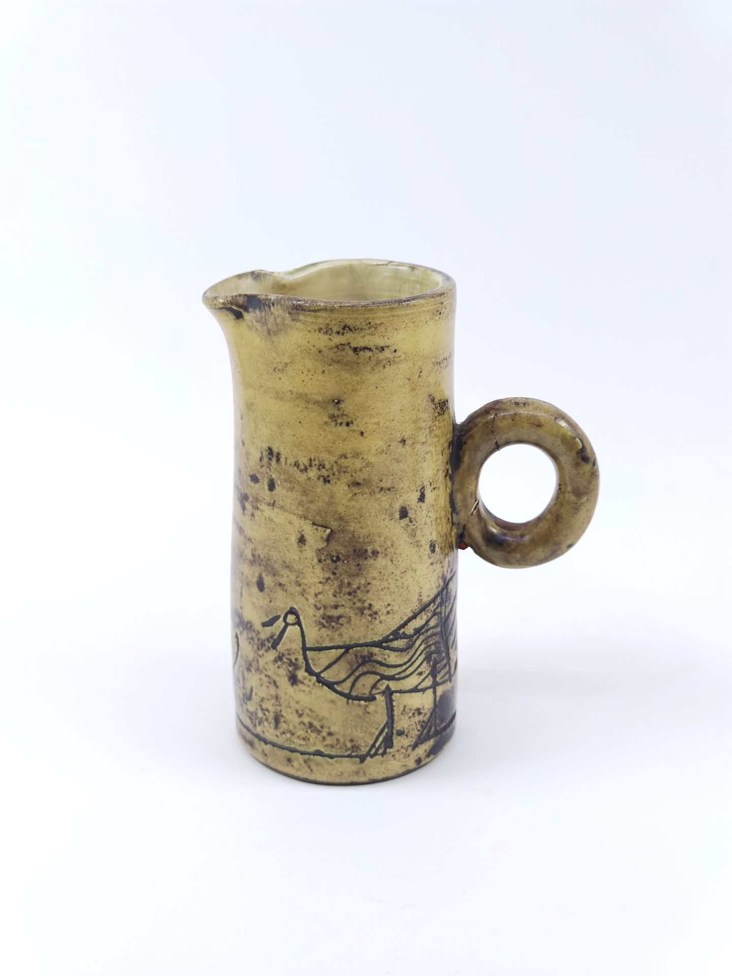 Null 
JACQUES BLIN (1920-1995)和归属于JEAN RUSTIN (1928-2013)的装饰。




带鸟类装饰的小釉面陶瓷壶 
&hellip;