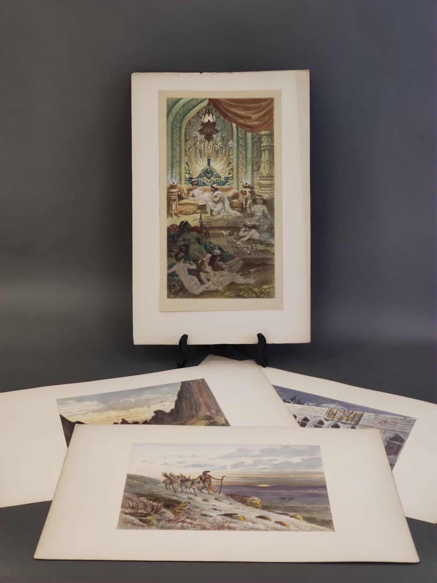 Null Victor Masson (1849 - 1917)

Mille et une nuits

Quatre dessins aquarellés &hellip;